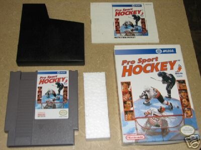nes pro sport hockey complete box