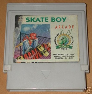 Skate Boy Nintendo NES Caltron MegaSoft Gluk