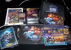 Blizzard Worldwide Invitational swag bag