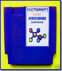 electrokraft super synth drums nintendo nes cartridge