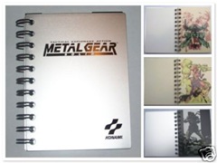 metal gear solid notebook'