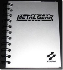 Original Metal Gear Solid Spiral-bound Notebook
