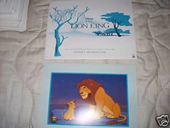 disne lion king lithograph