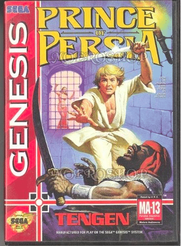 best master system games: prince of persia cover