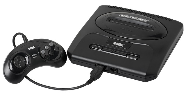 classic Sega game console