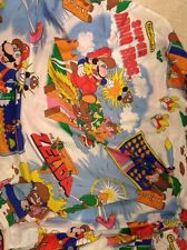 1988 SUPER MARIO BROS. ZELDA Twin Bed Fitted Sheet