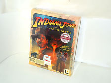 INDIANA JONES AND THE FATE OF ATLANTIS new & factory sealed PC big box game