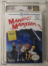 MANIAC MANSION VGA 85+ NINTENDO WHITE SEAL SEALED MISB 1990 GRADED!! NES NEW 