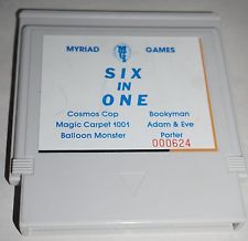 MYRIAD 6-IN-1 --- NES Nintendo --- Great Condition ** Very Rare **