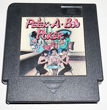 PEEK-A-BOO POKER --- NES Nintendo --- Amazing Condition ** Rare **